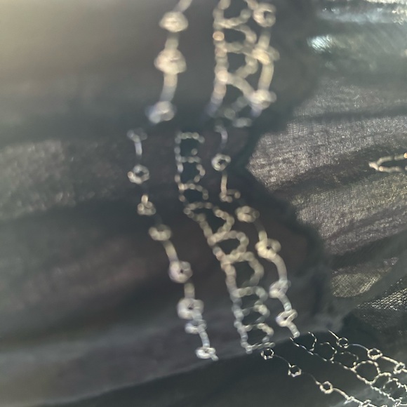 Free People adorablele baby doll black top in size medium - Picture 6 of 8